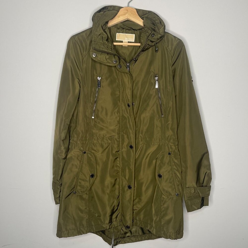 Women’s Micheal‎ Kors hunter green jacket Coat size small